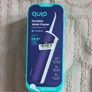 Quip Portable Water Flosser - Midnight Blue, Recharchable, New